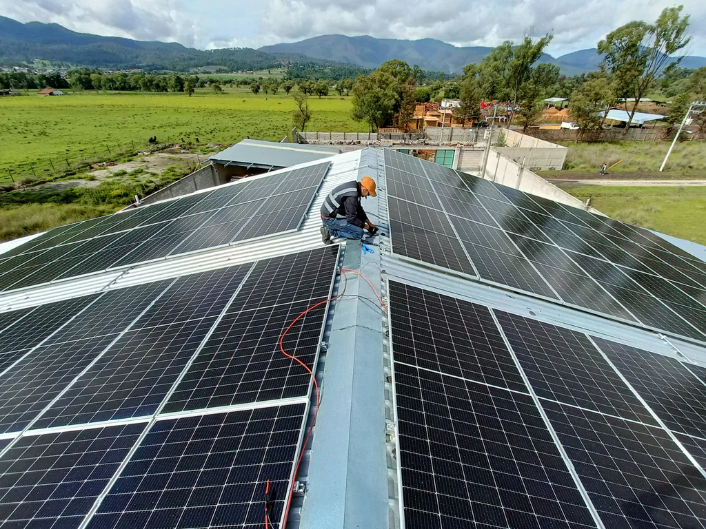 Paneles solares comerciales